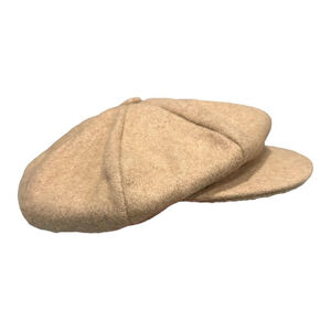 Headmaster Hat Newsboy Fitted Mens Small Tan 8 Panel Gatsby Baker Boy Flat Cap